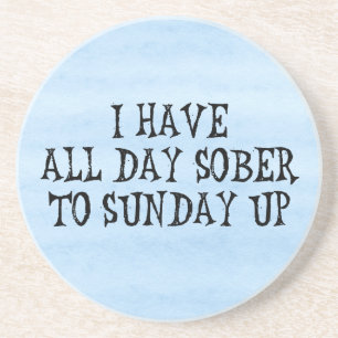 Weekend Drinking Humour Coaster