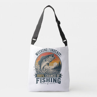 Weekend Forecast: 100% Chance of Fishing – Vintage Crossbody Bag