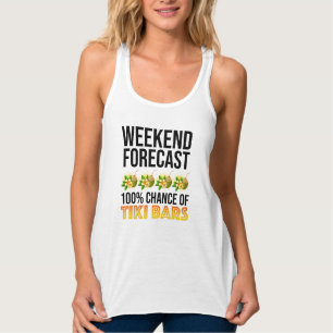 Weekend Forecast - 100% Chance of Tiki Bars Singlet