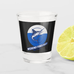 Weekend Forecast 100% Chance Shot Glass
