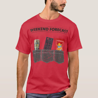 WEEKEND FORECAST, FUN BEER, BEER T-Shirt