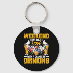 Weekend Forecast Pool With A Chance Of Drinking -  Key Ring