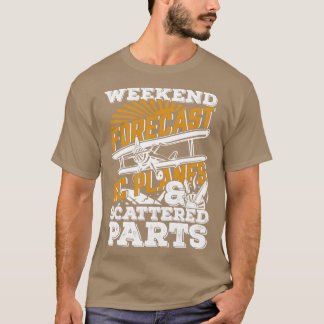 Weekend Forecast RC Plane Remote Radio Controlled T-Shirt