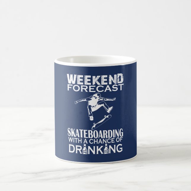 WEEKEND FORECAST SKATEBOARDING COFFEE MUG (Center)