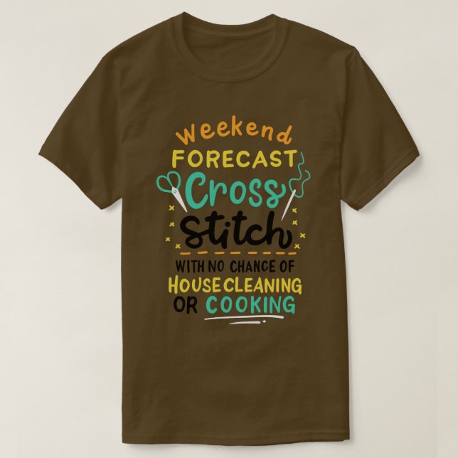 Weekend Forecast T-Shirt (Design Front)