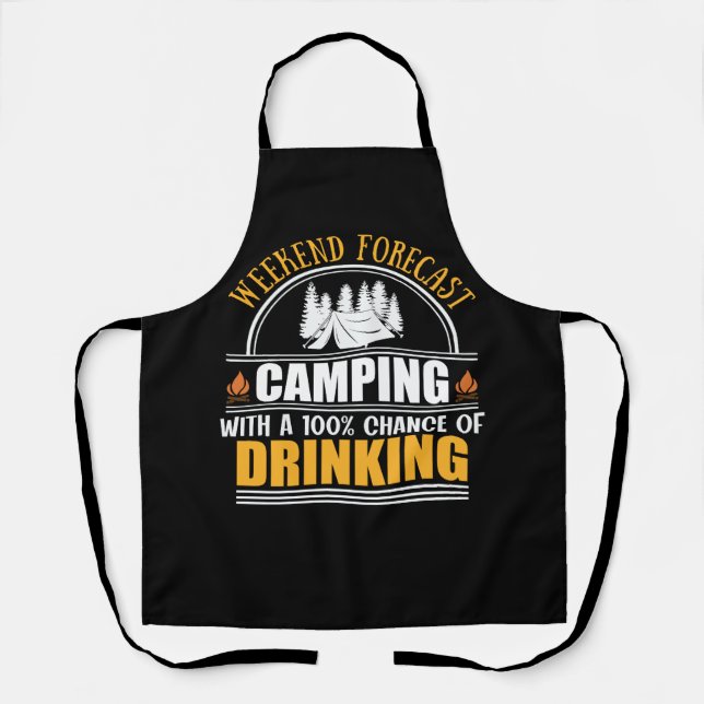 Weekend forecast with a chance of drinking apron (Front)