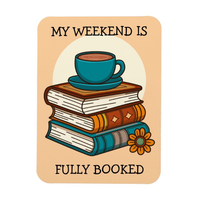 Weekend Fully Booked Book Lovers Magnet (Vertical)