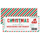 Weekend Getaway Voucher Christmas Gift Ticket