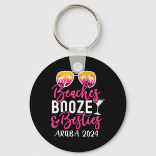 Weekend Girls Trip 2024 Aruba Beaches Booze And Be Key Ring