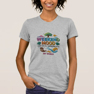 Weekend Mood – Nature Girl Vibe Slim Fit Tee