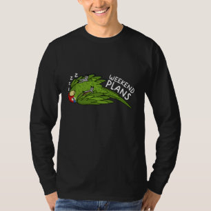 Weekend Plans Parrot I Sleeping Mexican Red headed T-Shirt
