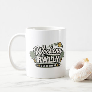 Weekend Rally Department Pickleball Gift Mug