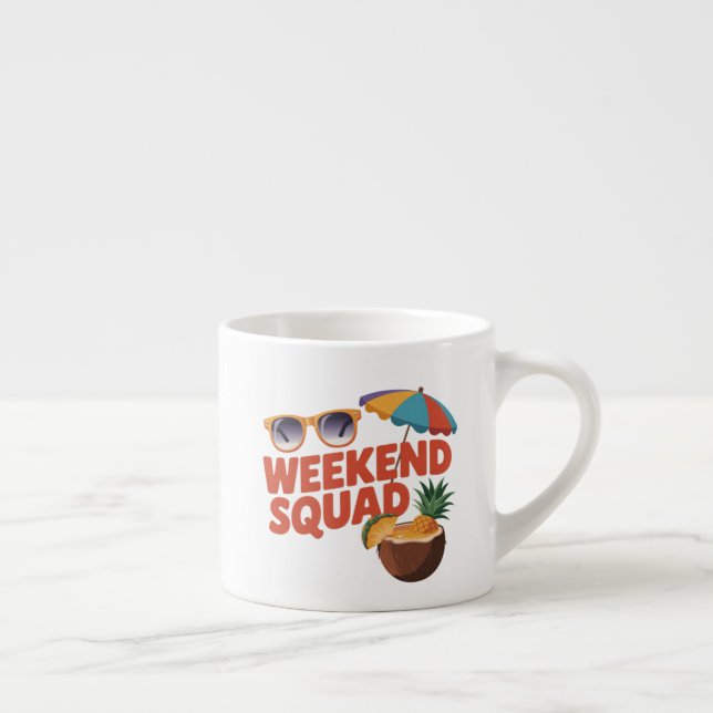 Weekend Squad Espresso Cup (Right)