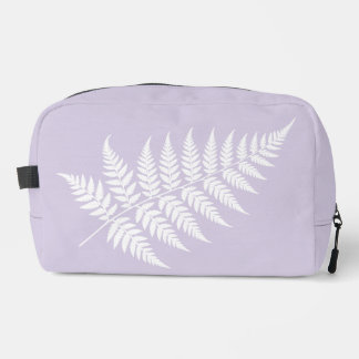 Weekend Travel Soft Lavender White Fern Dopp Kit