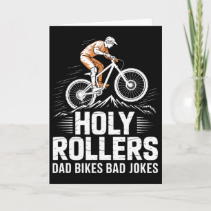 Weekend Tree Line View Mountain Biking Dad Card