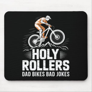 Weekend Tree Line View Mountain Biking Dad Mouse Pad