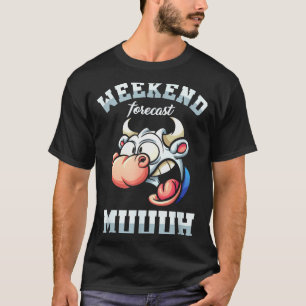 Weekend Week Forecast Friday Vacation Workweek Gif T-Shirt