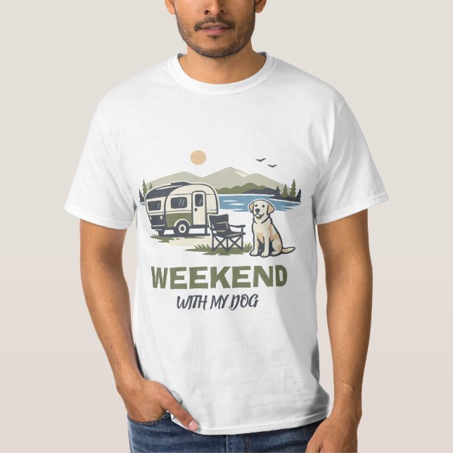 Weekend With My Dog T-Shirt (Front)