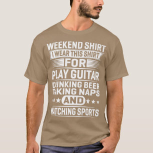 WeekendI Wear ThisFor Play Guitar Drinking Premium T-Shirt