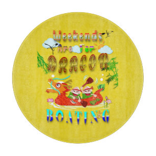 Weekends Are For Dragon Boating Cutting Board