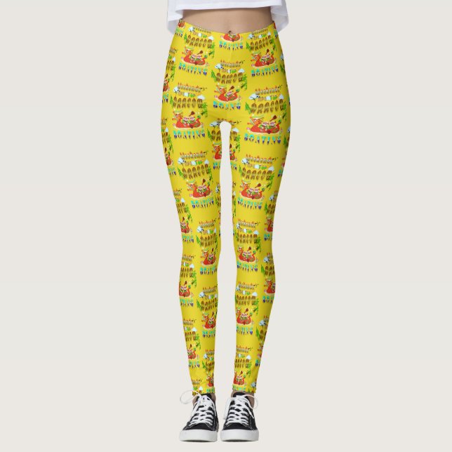 Weekends Are For Dragon Boating Leggings (Front)