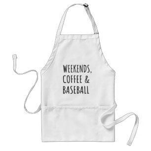 Weekends, Coffee And Baseball I Standard Apron
