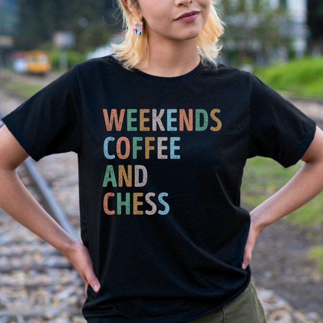 Weekends Coffee and Chess Mum T-Shirt (Creator Uploaded)