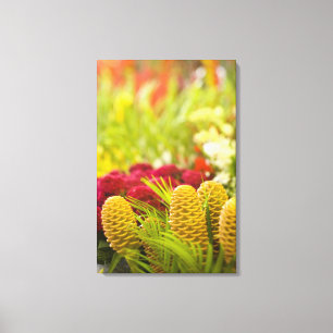 Weekly Friday fruit & vegetable market. Canvas Print