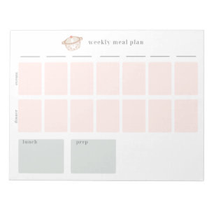 Weekly Meal Planning Pad