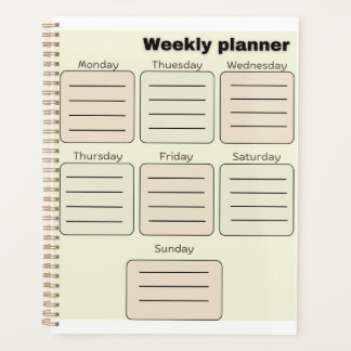 weekly planner
