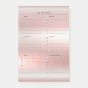 weekly planner Post-it® Notes