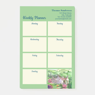 Weekly Planner Rydal Mount William Wordsworth Home Post-it Notes