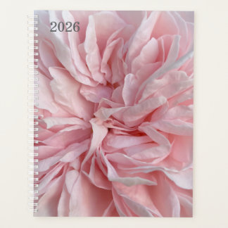 Weekly Planner with Soft Pink Floral Cover