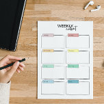 Weekly Workout Planner Notepad<br><div class="desc">Weekly workout planner</div>