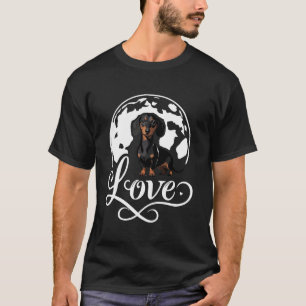 Weenie Doxie Mama Women Love Dachshund Mum Weiner T-Shirt