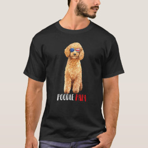 Weenie Papa Poodle Dad Dog Poodle T-Shirt