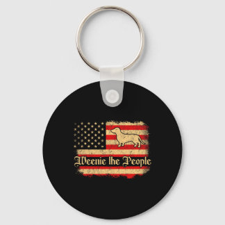 Weenie The People 4th Of July American Usa Flag Da Key Ring