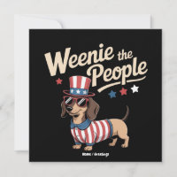 Weenie The People Funny Dachshund Lover July 4th