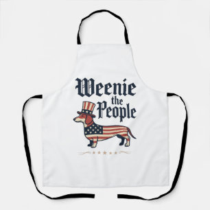 Weenie the People Patriotic Dachshund T-Shirt_1 Apron
