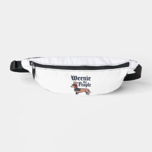 Weenie the People Patriotic Dachshund T-Shirt_1 Bum Bags