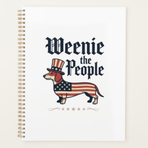 Weenie the People Patriotic Dachshund T-Shirt_1 Planner