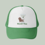 weenies and martinis  trucker hat<br><div class="desc">Show off your fun and quirky style with this Weenies & Martinis Trucker Hat! Featuring a playful wiener dog (dachshund) alongside a martini glass design, this hat is perfect for casual outings, parties, or anyone who loves a good laugh. With its comfortable fit and eye-catching design, it's a great conversation...</div>