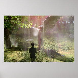 Weeping Angel Daz Studio Digital Art Poster