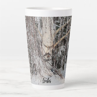Weeping Birch Eye of Horus   Latte Mug