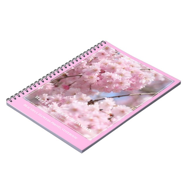 Weeping Cherry Blossoms [Photo Notebook] Notebook (Left Side)