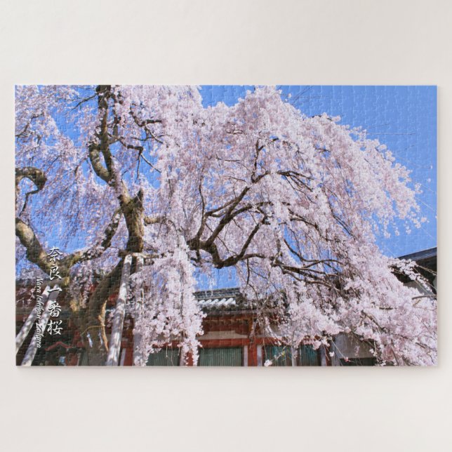 Weeping cherry tree ("Nara Ichiban-Zakura") Jigsaw Puzzle (Horizontal)
