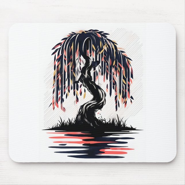 Weeping Fire Mouse Pad (Front)