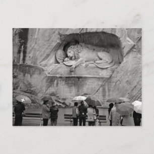 Weeping Lion Postcard
