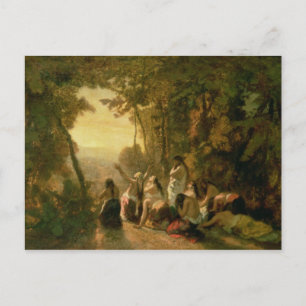 Weeping of the Daughter of Jephthah, 1846 Postcard