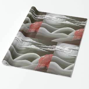 Weeping Red Tree Wrapping Paper